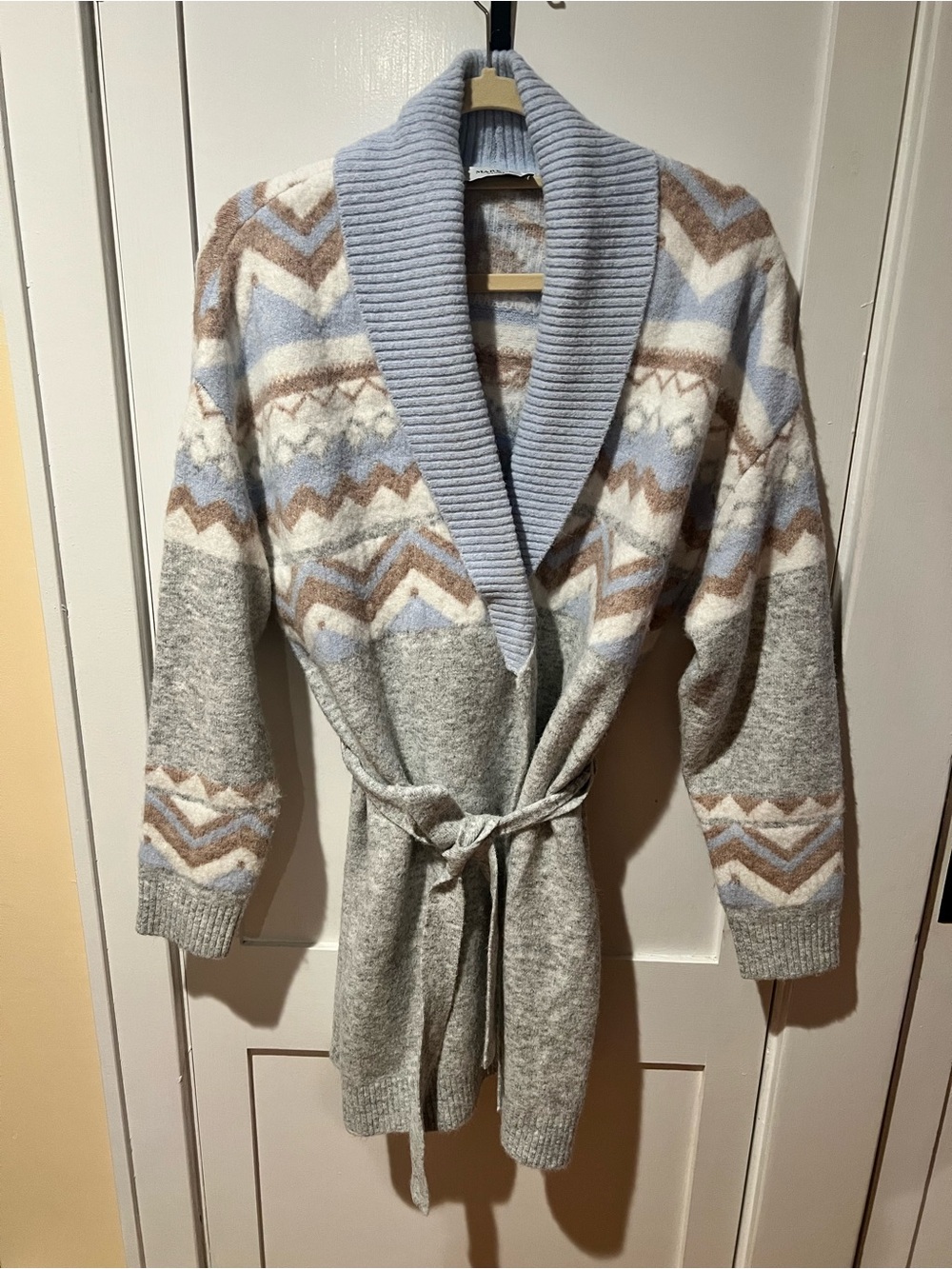 mark. Light Lavender Ribbed Knit Sweatshirt